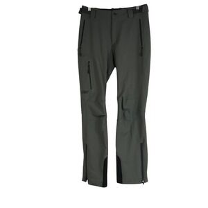 Outdoor Research Women's Softshell Ski Snowboard Pants Size S/P Gray Zip Ankle